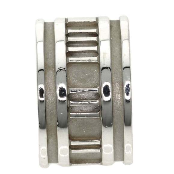 Tiffany & Co. Atlas Wide Ring, Silver, Women's